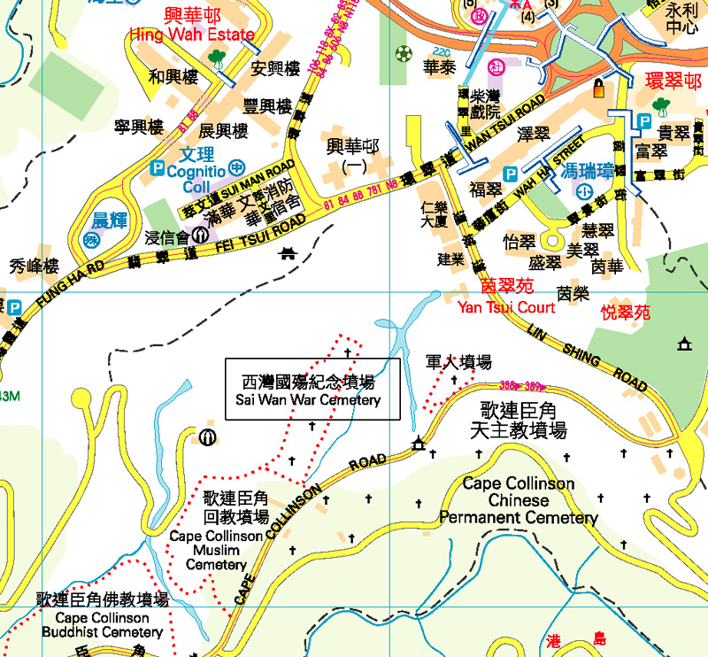 Here is a map to Sai Wan Bay
